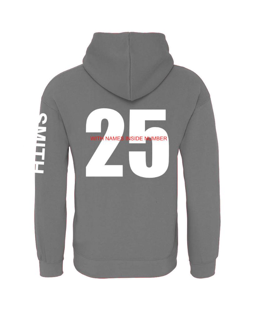 W73 TMHS contrast leavers hoody.